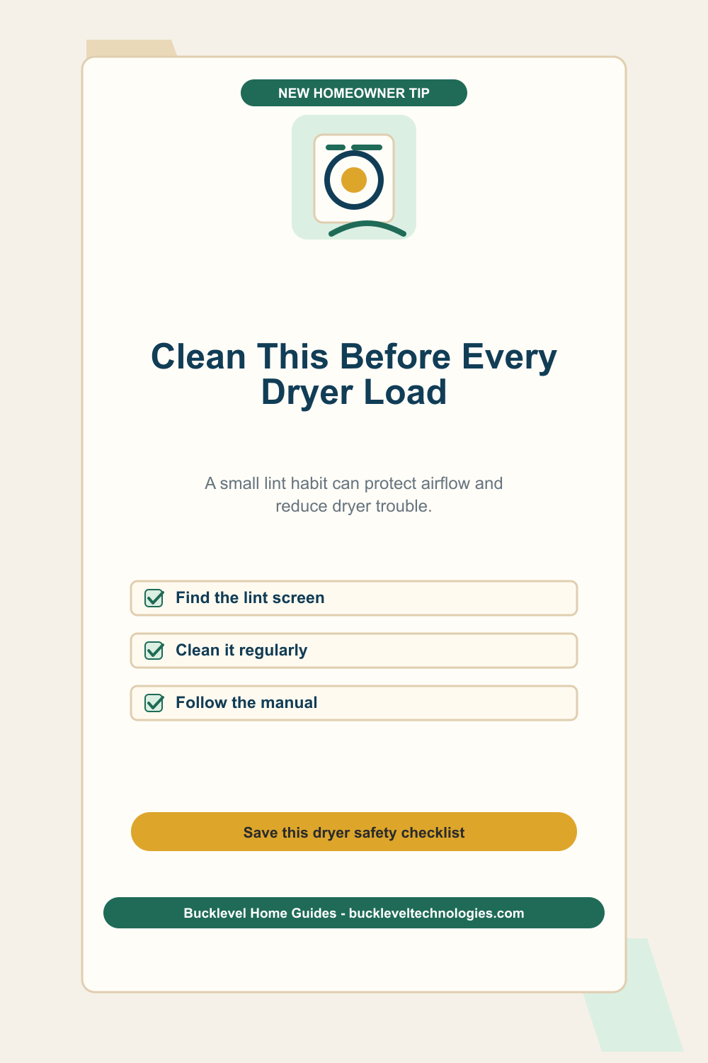 Dryer Vent Maintenance 101 digital guide preview