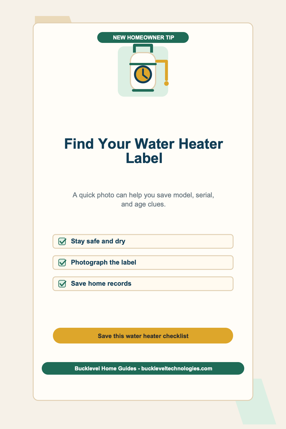 Water Heater Basics 101 digital guide preview